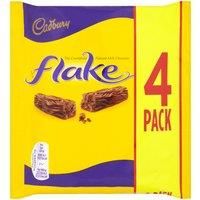 Cadbury Flake Chocolate Bar 4 Pack Multipack 80g