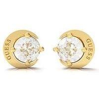 Guess JUBE01194JWYG Moon Phase Earrings Gold Steel