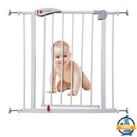 Baby Safety Gate Pet Dog Barrier for Home Stair Doorway Safe Secure Guard by Crystals®