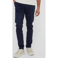 'Castello' Cotton Slim Fit Chino Trousers With Stretch