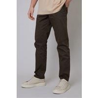'Laurito' Cotton Regular Fit Chino Trousers with Stretch