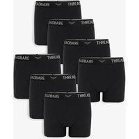 Threadbare Men's 7-Pack Hipster Fit Boxer Shorts in Black | Size: Medium