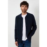Knitted Collared Cardigan Jacket