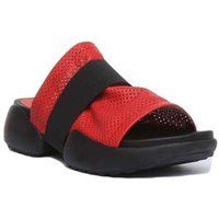 Justin Reece England Poppy Perforated Sandal With Band In White Size UK 3 - 8