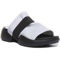 Justin Reece England Poppy Women Perforated Leather Sandals In Red Size UK 3 - 8