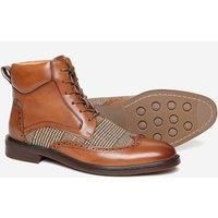 'Crosswall' Premium Leather Derby Boots
