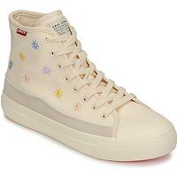 Levi'S Square High Top Floral Trainer - Orange