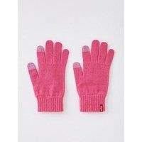 Levi/'s Women/'s Ben Touch Screen Gloves, Dark Pink, S
