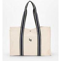 Levi/'s Women Red Tab Mainline Hollis Tote-All XL, Ecru, One Size