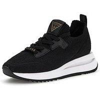 Guess Esti Knitted Runner Trainers - Black
