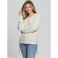 Guess Chain Detail Jumper - White