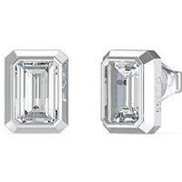 Guess Silver Tone 12Mm Octagon Stud Earrings
