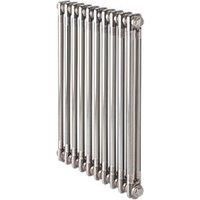 Acova 2 Column Designer Radiator 600 x 1226mm Raw Metal 4019BTU (2447P)