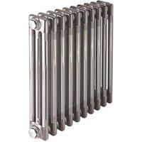 Acova Raw Metal 3 Column Radiator, (W)812mm X (H)600mm