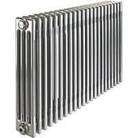 Acova Raw Metal 4 Column Radiator, (W)1042mm X (H)600mm
