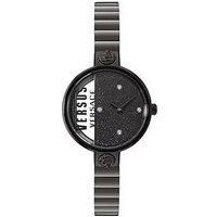 Versus Versace Rue De Noyez Glitter Black - Black Glitter Dial Bracelet