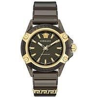 Versace Watches Unisex Icon Active Indiglo Black Watch VE6E00123