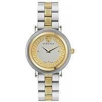 Versace Women/'s Analogue Swiss Quartz Watch with Stainless Steel Strap VE7F00423