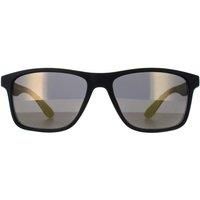 Rectangle Matte Black Rubber Yellow Bronze Blue Flash SA2306
