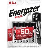 Energizer Ultra+ AA PowerSeal Alkaline Batteries Pack of 4 AA-LR6 AM3