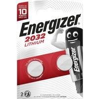 Energizer CR2032 Lithium Coin Cell Batteries   2 Pack