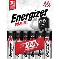 Energizer Alkaline Power AA Batteries, 6 Pack