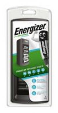 Energizer Universal Rechargable Battery Charger - AA AAA C D 9V Mains - 9v Inc