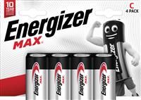 S15274 ENERGIZER C SIZE MAX, PACK OF 4