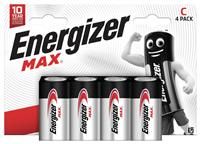 S15274 ENERGIZER C SIZE MAX, PACK OF 4