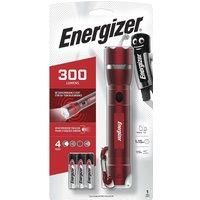 Energizer Red 300 Lumen Emergency Torch, 4 modes, Camping, Hiking, Car.