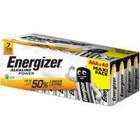 Energizer Alkaline Power AAA Batteries 40 Pack