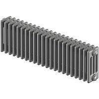 Acova 4 Column radiator Silver (W)1042mm (H)300mm