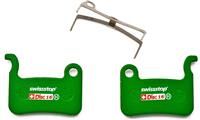 SwissStop Cycling Organic Brake Pad, Green, Pair