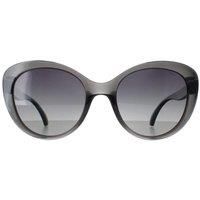 Cat Eye Transparent Grey Grey Polarized B2041