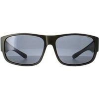 INVU Sunglasses E2601 E Matte Olive Metallic Grey Polarized