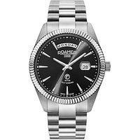 Roamer 981662 41 55 90 Primeline Automatic Black Dial Wristwatch
