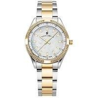 Jacques Du Manoir Swiss-Made Inspiration Prestige Ii Two Tone Bracelet Watch