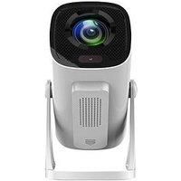 Philips, Neopix 250 Home Cinema Projector, Full HD 1920 x 1080p, 180 Degree Rotating, Google TV, Mirror Mode, Wi-Fi 6, 2x3 Watt Stereo Sound, White