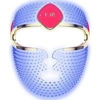 FAQ 201 RGB LED Face Light Therapy Mask - Anti Aging & Wrinkle Red Light Therapy - Face Masks Skin care - Wireless Face Masks Beauty - LED Face Mask - 600 Light Points - Wearable Skin Care Device