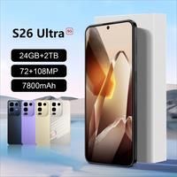 New Original Smartphone For S26 Ultra 5G 7.3HD Snapdragon 8 gen4 Dual Sim Card 22G+2TB Cell Phone Android Mobile Phones Unlocked