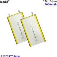 3.7V polymer lithium battery 7565113 rechargeable battery For Bluetooth speaker 3C digital power bank battery 7000mAh