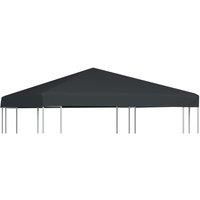 Gazebo Top Cover 310 g/m 3x3 m Grey