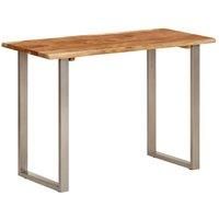 Dining Table 110x50x76 cm Solid Wood Acacia
