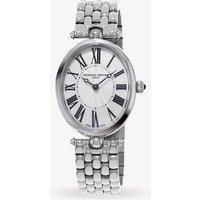 Frederique Constant Women/'s Analogue Quartz Watch with Stainless Steel Strap FC-200MPW2V6B