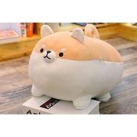 Plush Soft Cuddly Corgi Pillow In 3 Colours - Brown