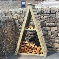 Churnet Valley Garden Furniture Churnet Valley Triangle Log Store