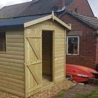 Churnet Valley Garden Furniture Churnet Valley 8 X 6 Apex Shed