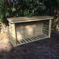 Churnet Valley Garden Furniture Churnet Valley Heavy Duty Logstore 5' x 4'