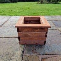 Churnet Valley Garden Furniture Churnet Valley Small Square Planter (H32 X W39 X D39cm)