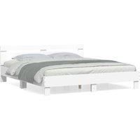Berkfield Home Bed Frame without Mattress White 160x200 cm
